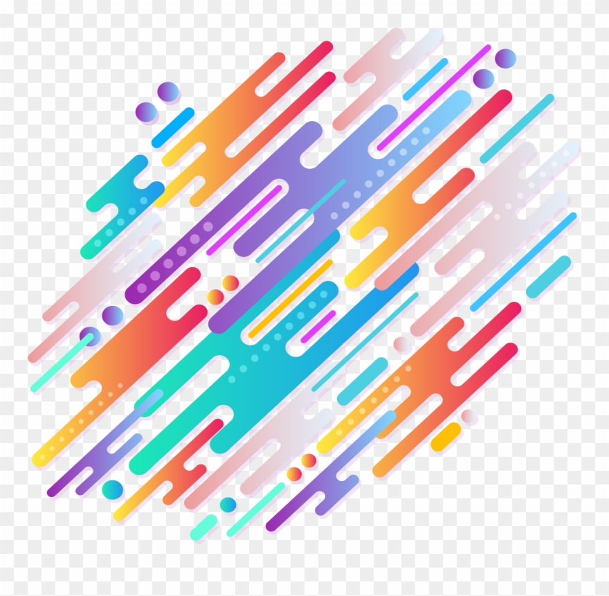 Abstraction Clip Art Colorful Banner Library Library - Abstract Stripes Png Transparent Png