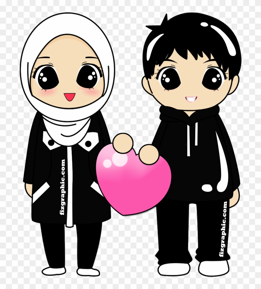 Hijab Hijabfashion Fashion Islam Girl Couples - Muslim Wedding Couple Png Clipart