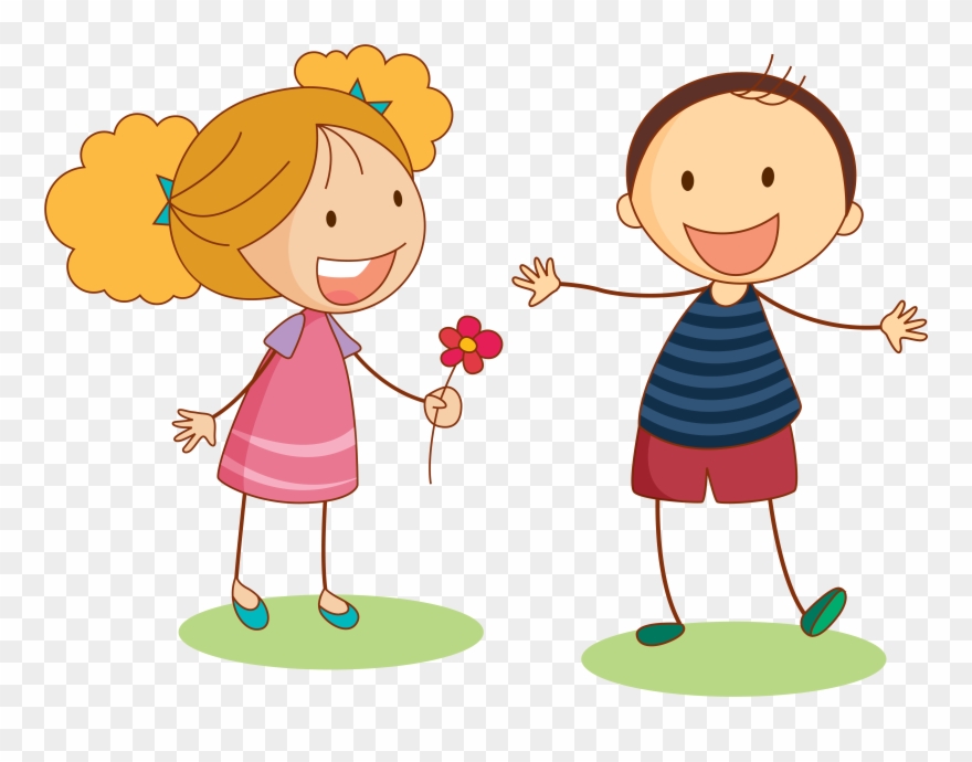 Child Clip Art - Boy And Girl Png Transparent Png