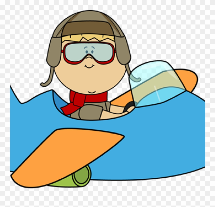 Airplane Clipart Boy Flying An Clip Art Image Free - Fly Verb - Png Download