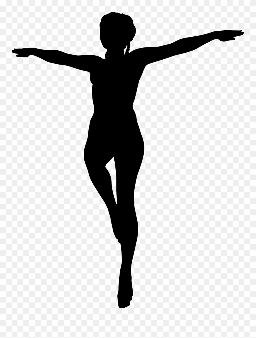 Dance Woman Silhouette Computer Icons Download - Dancing Lady Clipart