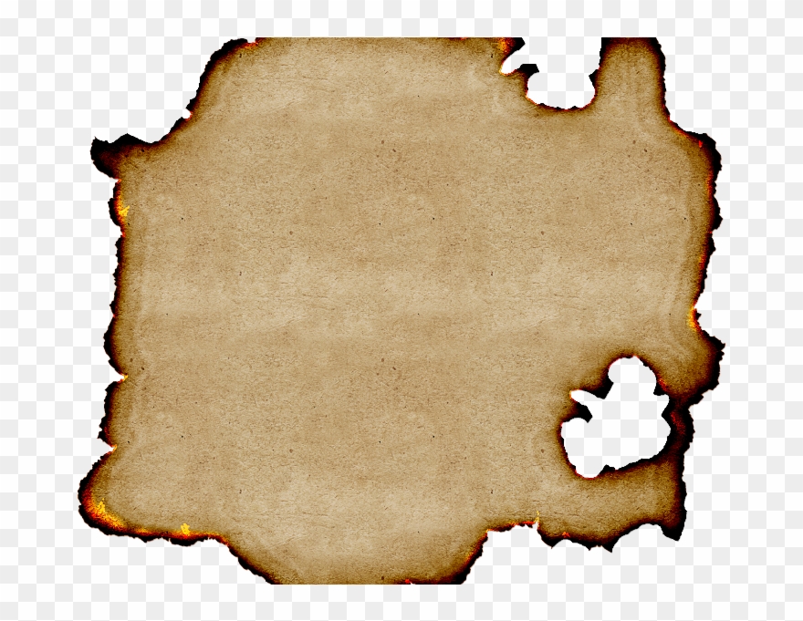 Free Burnt Paper Texture Background - Portable Network Graphics Clipart