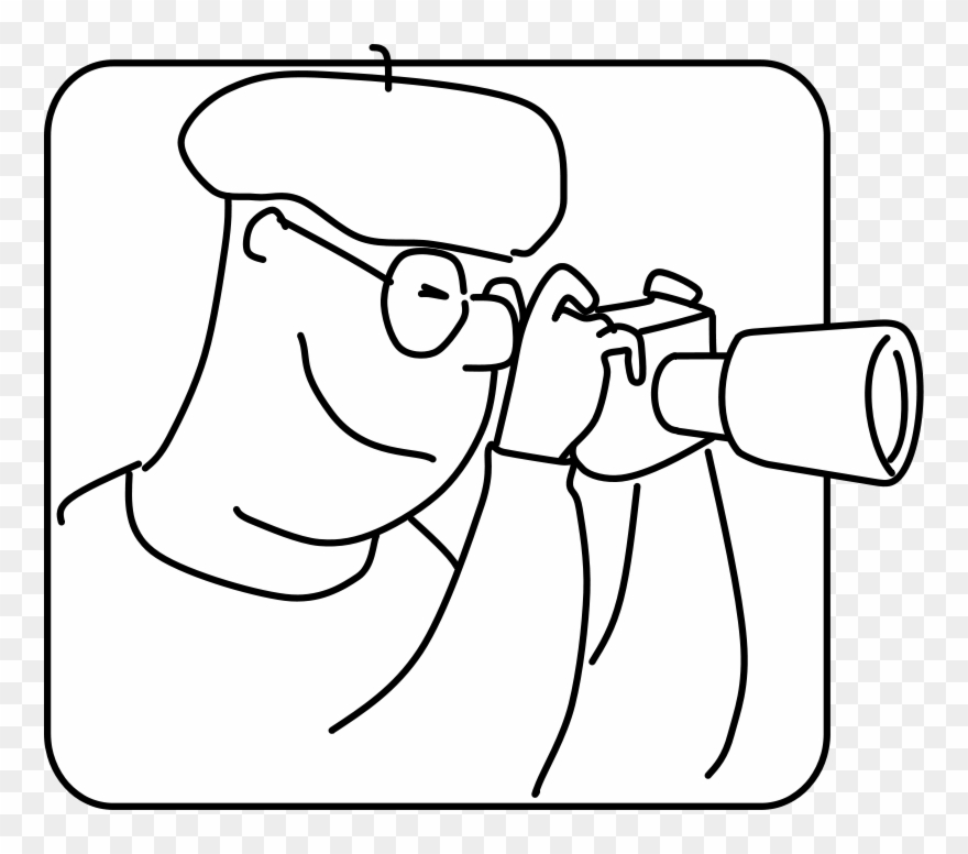 Free Clip Art Stick Figures - Clipart Of Photographs White And Black - Png Download