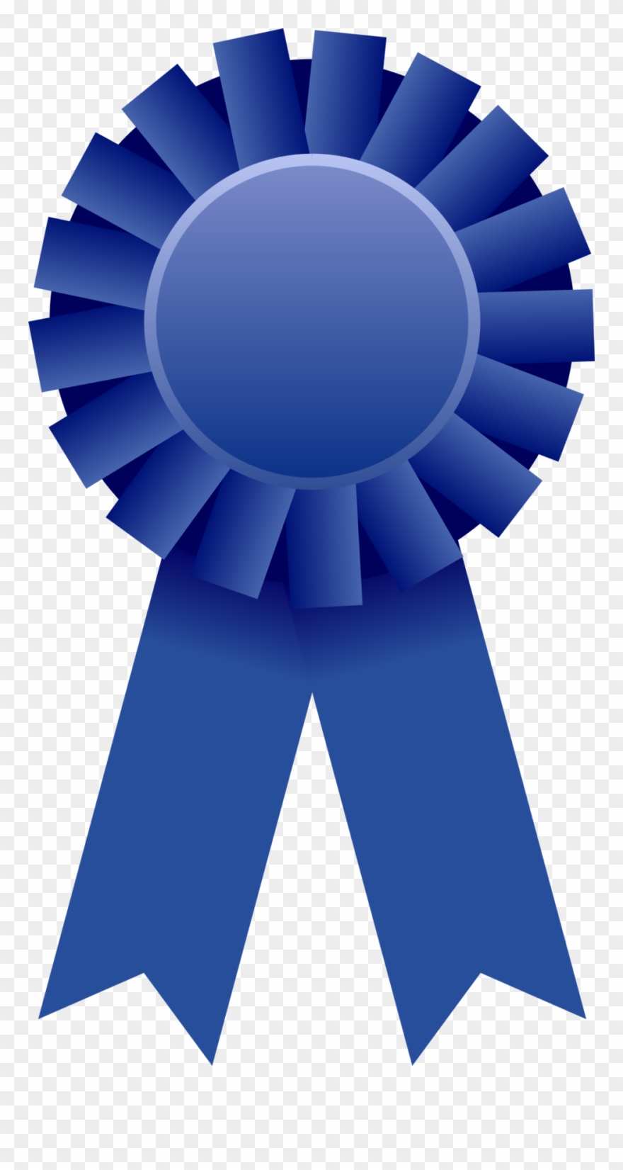 Awarded First Place For Dark/robust Maple Syrup At - Blue Award Ribbon Png Clipart