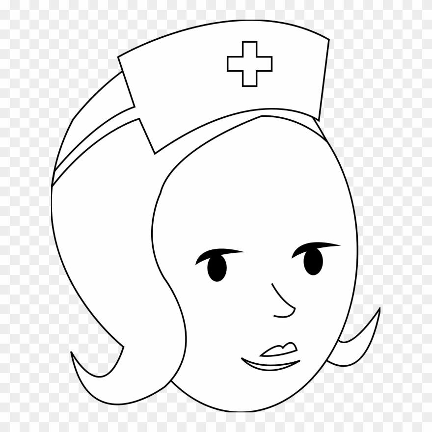 Nurse Clip Art - Nurse Notes Black And White Clipart - Png Download