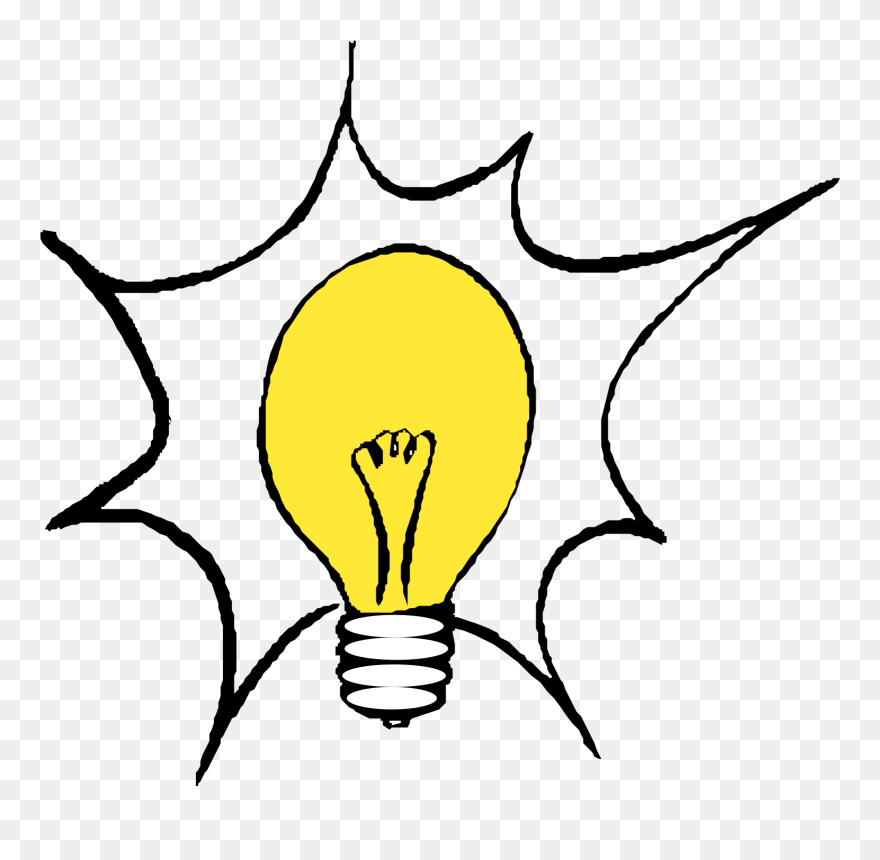 Bulb Clipart Animated - Light Bulb Clip Art - Png Download