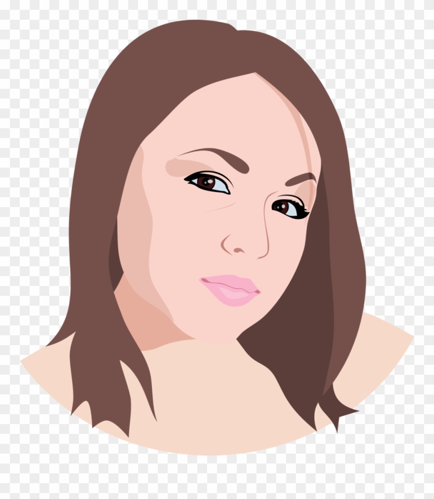 Girl Face Clipart - Girl Face Clipart Png Transparent Png