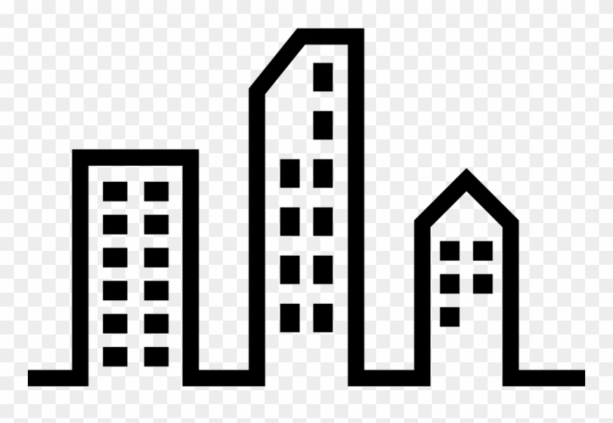 Modern City Buildings Comments - City Png Icon Clipart