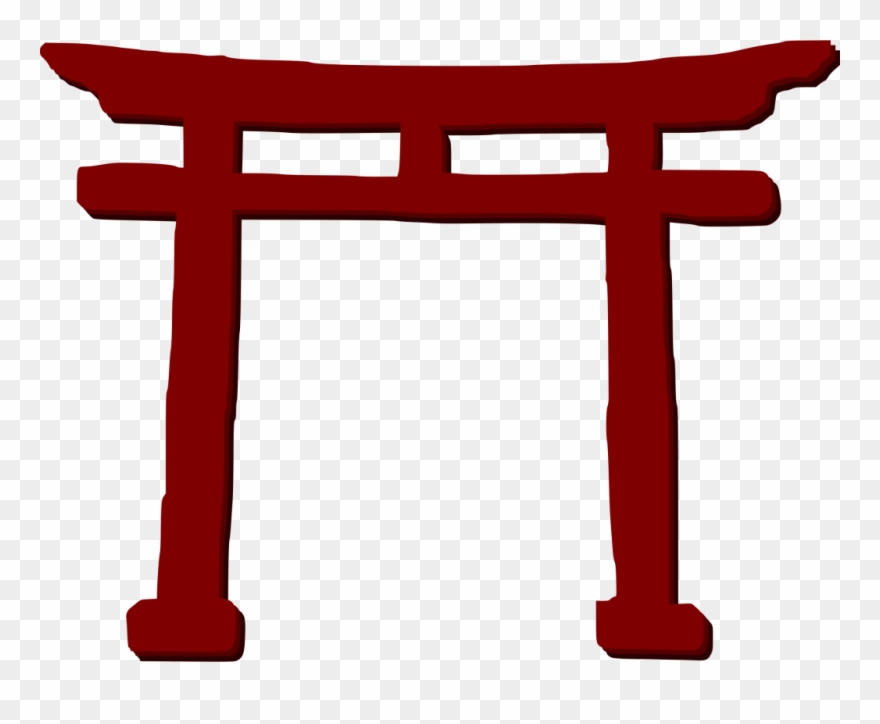 Free Japanese Clipart Images - Japanese Gate Clipart - Png Download