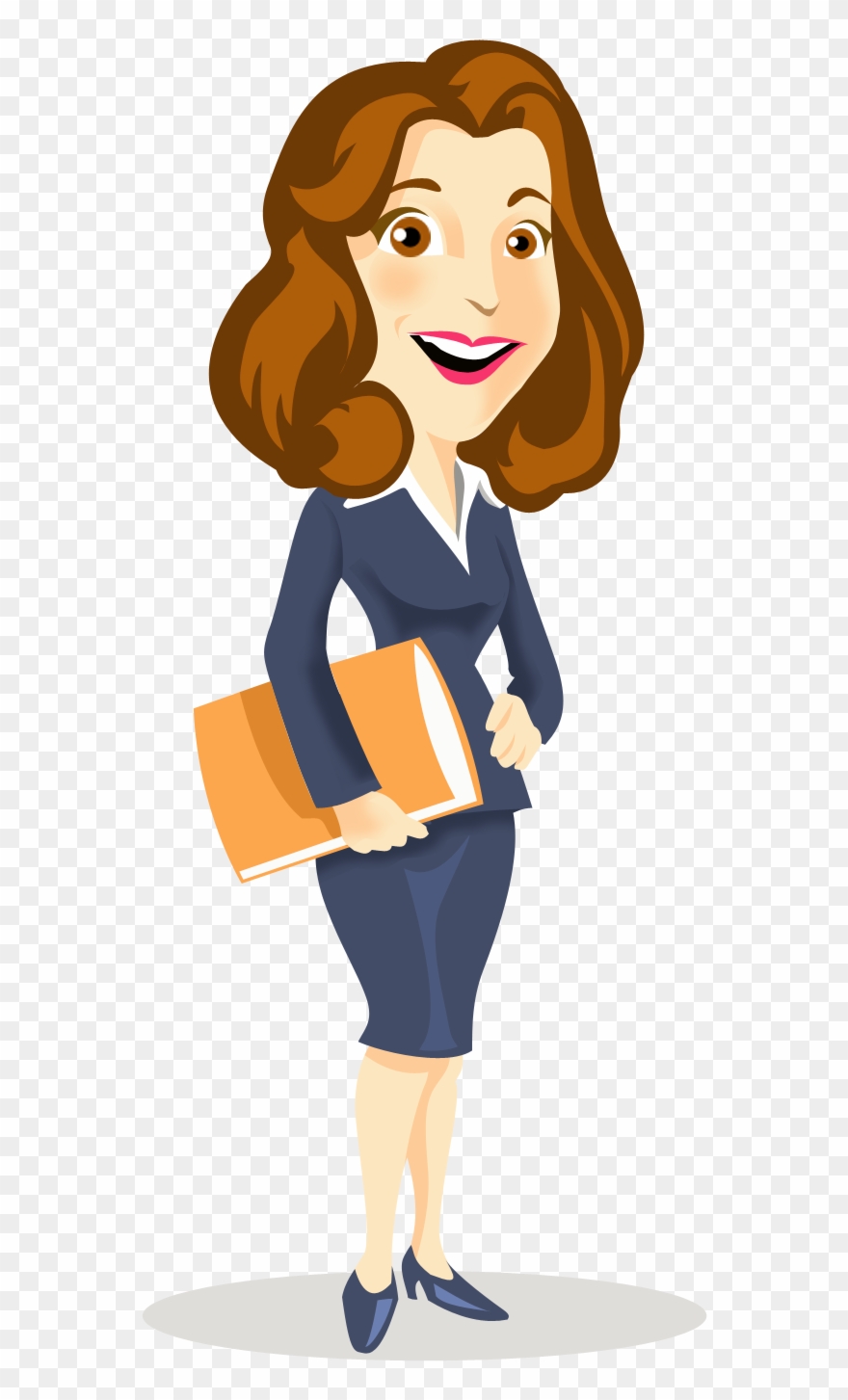 Businessperson Cartoon Clip Art Mood Frame Transprent - Business Woman Cartoon Png Transparent Png