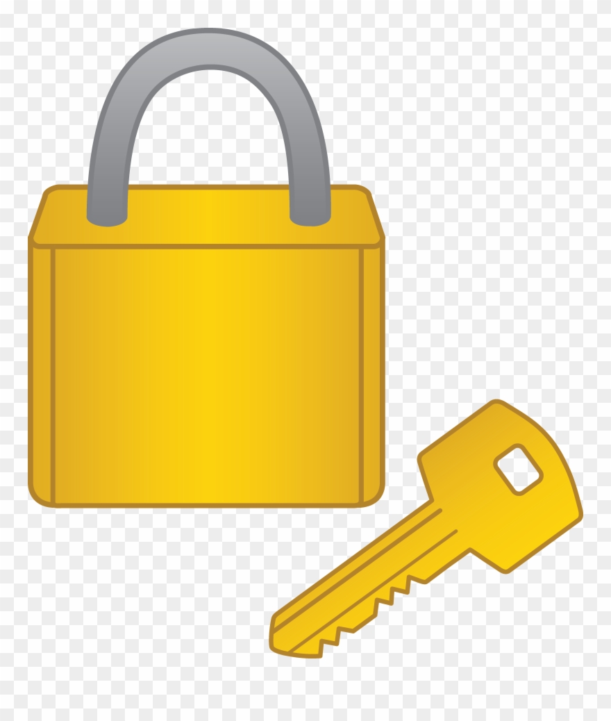 Lock And Key - Lock And Key Cartoon Clipart