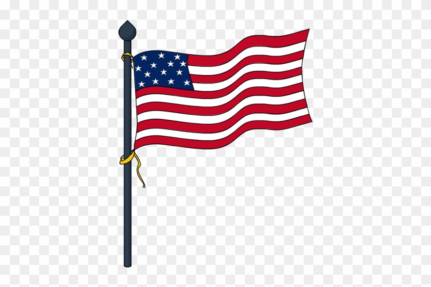 Flag Clipart Memorial Day Big Clipartcow - Memorial Day - Png Download