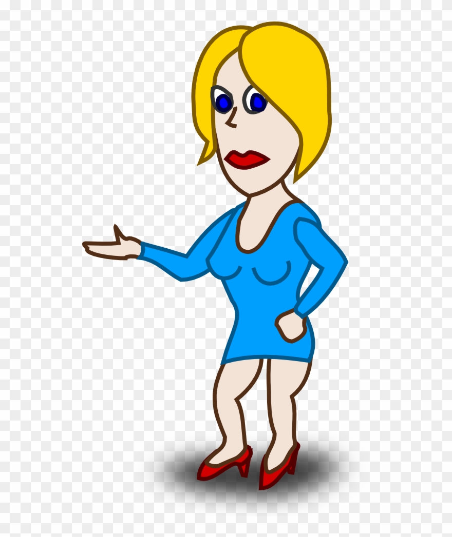 Comic Characters - Blonde - Gif Png Cartoon People Clipart