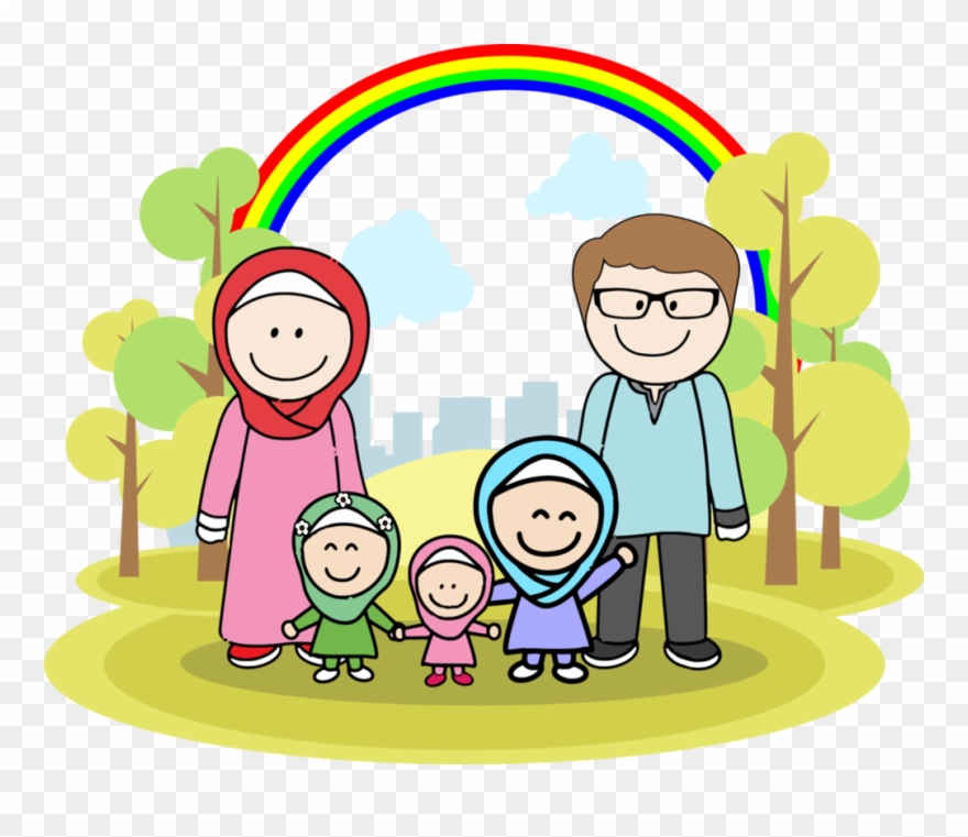 Best Muslim Png Find Wonderful And - Islamic Family Cartoon Clipart