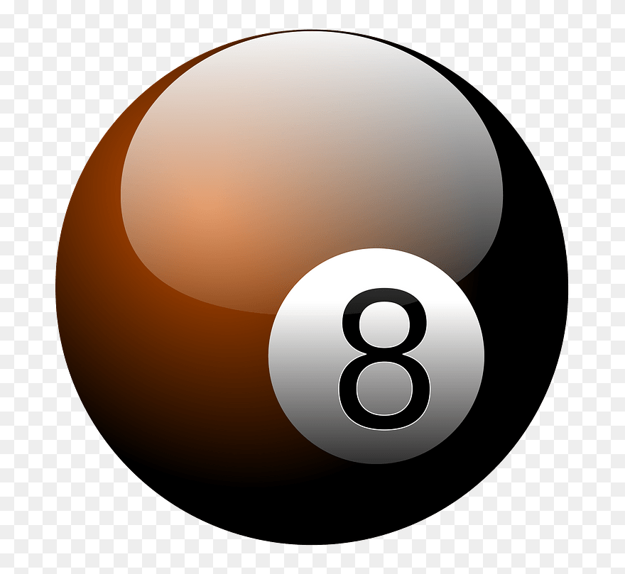 8 - Png 8 Ball Pool Clipart