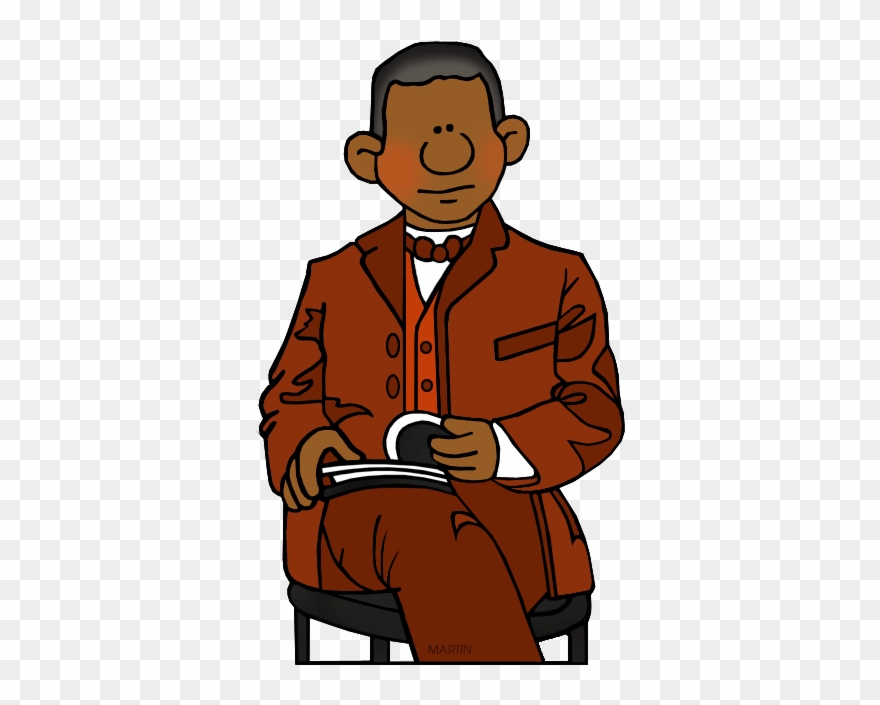 United States Clip Art By Phillip Martin, Famous People - Famous Booker T Washington - Png Download
