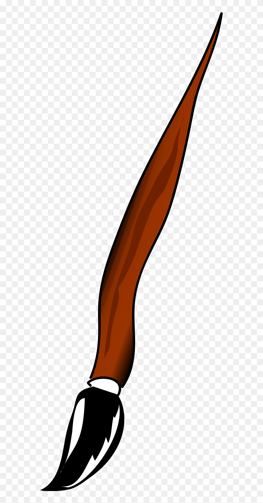 Paintbrush Chinese Paint Brush Clipart Vector Clip - Chinese Brush Painting Clipart - Png Download