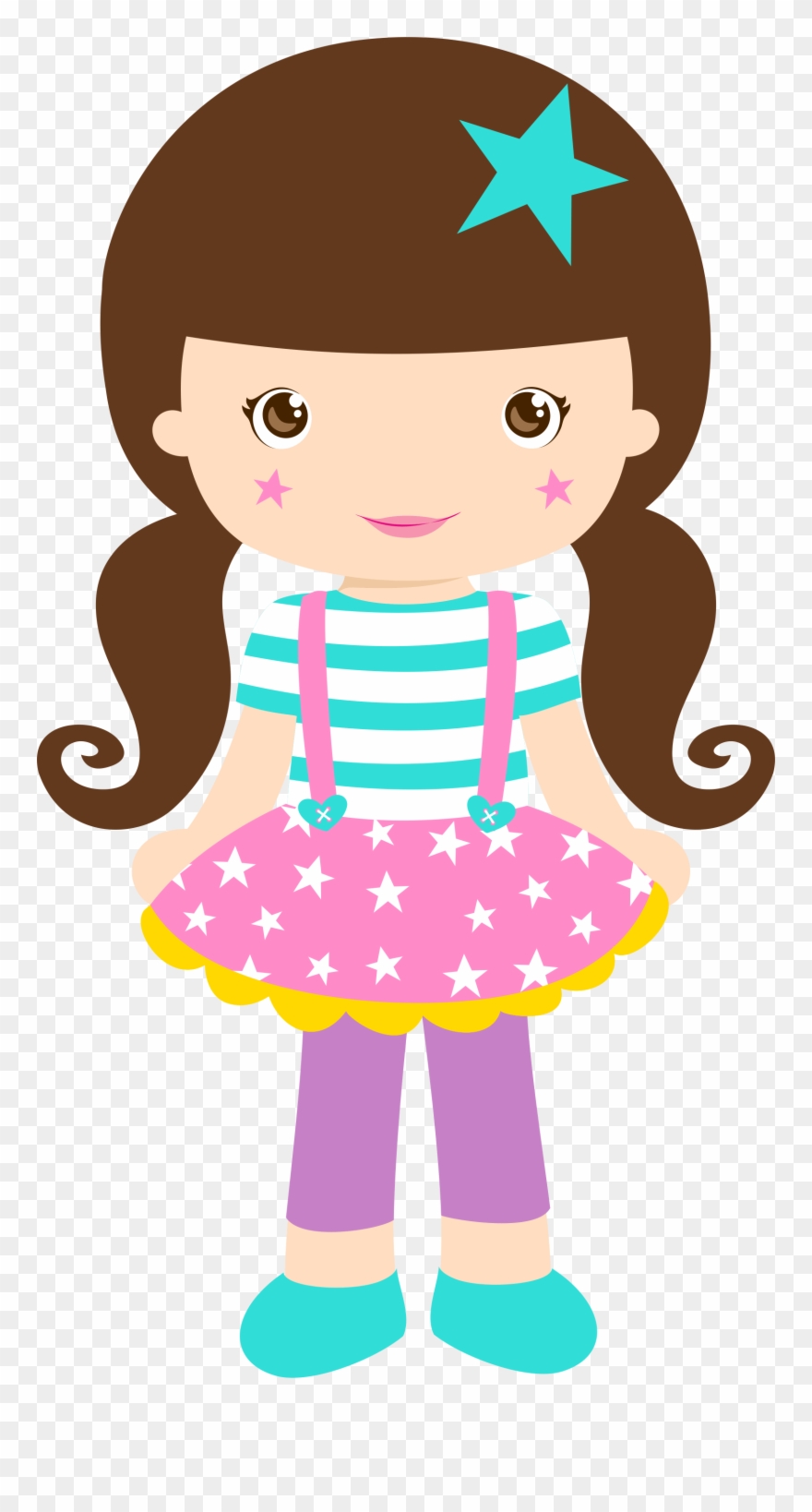 Say Hello - Personagens Circo Rosa Png Clipart