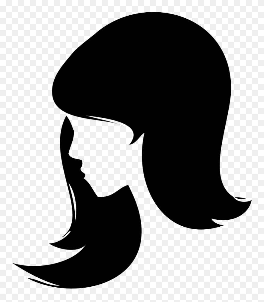Woman Silhouette Drawing Female Computer Icons - Women Face Silhouette Png Clipart