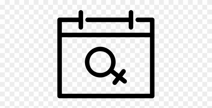 Women's Day Calendar Rubber Stamp - Calendar Clipart