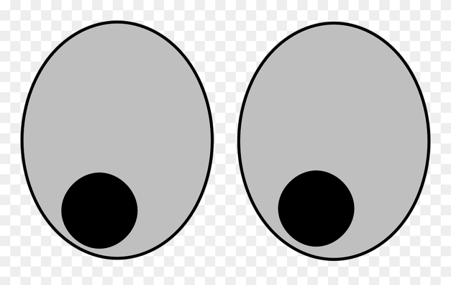 Permalink To Googly Eyes Clip Art Pumpkin Clipart - Googly Eyes Looking Down - Png Download