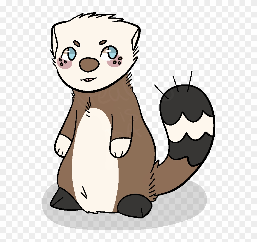 Black Footed Ferret Clipart - Black-footed Ferret - Png Download
