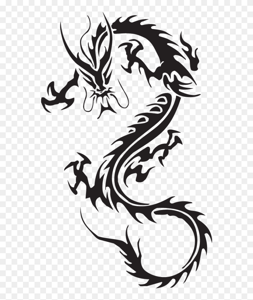 Clip Freeuse Stock Chinese Dragon Png By - Dragon Tattoo Transparent Background
