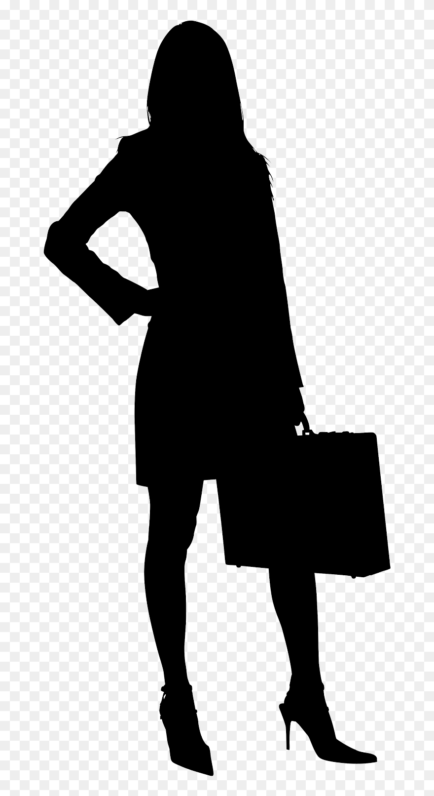 Svg Free Download Battle Dress Flash Of - Businesswoman Clipart Black And White - Png Download