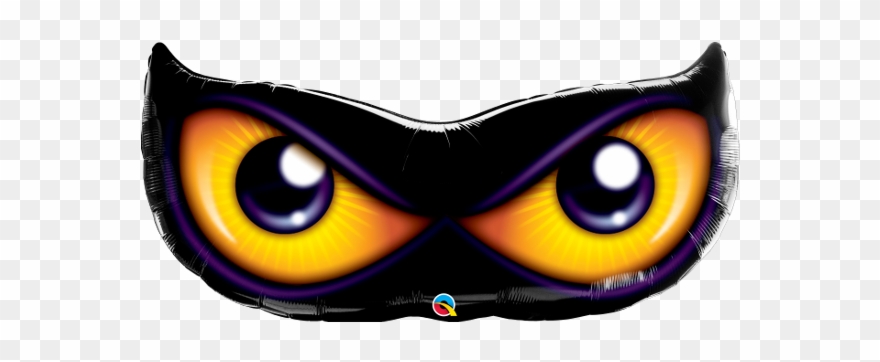 Spooky Eyes 40" Supershape Balloon - Spooky Eyes Balloon Clipart
