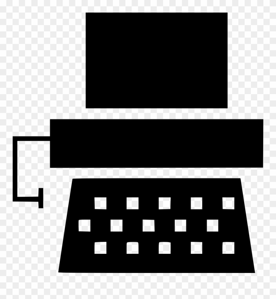 Clip Royalty Free Download Clipart Typewriter - Portable Network Graphics - Png Download