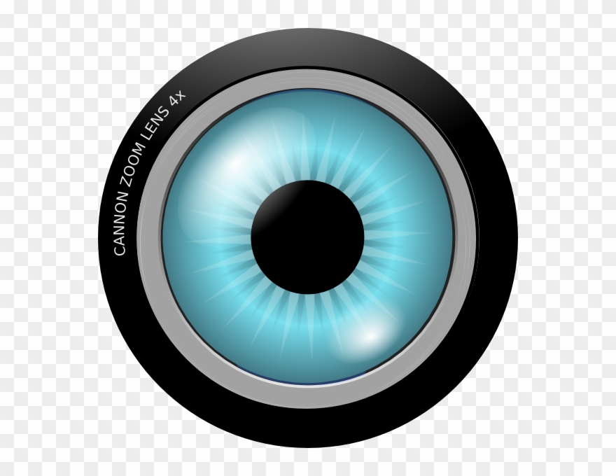 Vector Eyeball Coreldraw - Camera Lens Eye Png Clipart