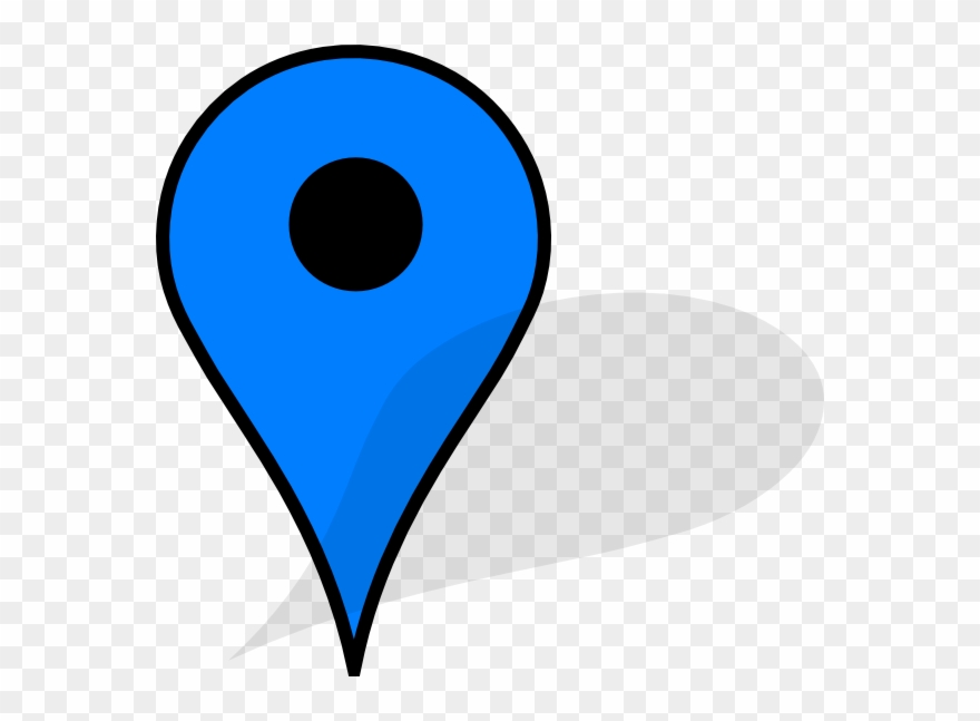Eye Clip Google - Blue Marker Google Maps - Png Download