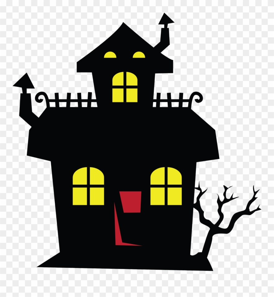 Haunted Mansion Savoronmorehead House - Haunted House Cartoon Free Clipart