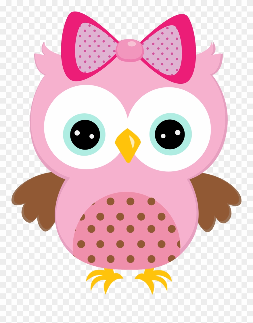 Clip Arts Related To - Cute Pink Owl Clipart - Png Download