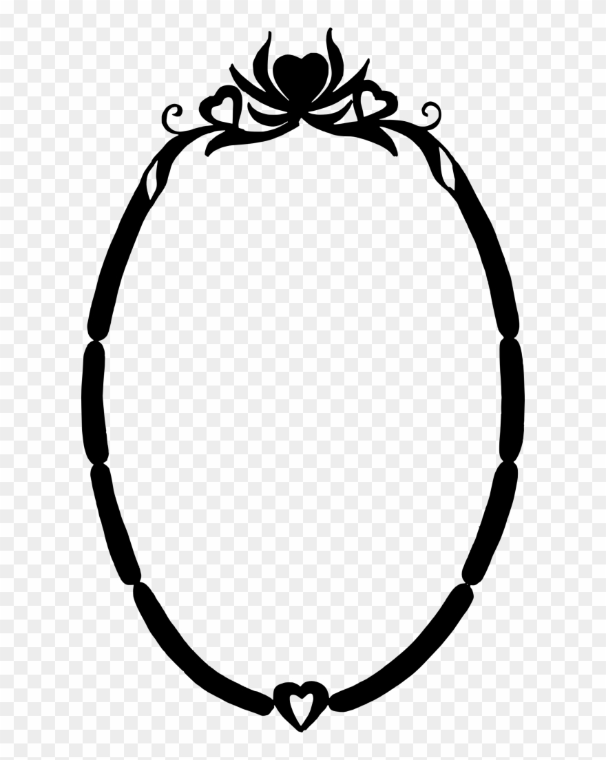 1728 × 2748 Px - Vector Oval Frame Png Clipart