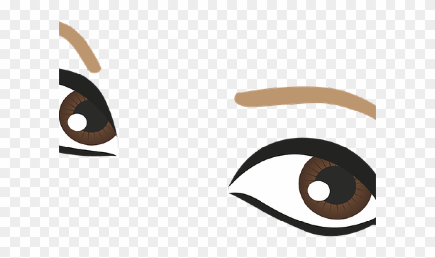 Brown Eyes Clipart Pretty Eye - Brown Eyes Cartoon Png Transparent Png