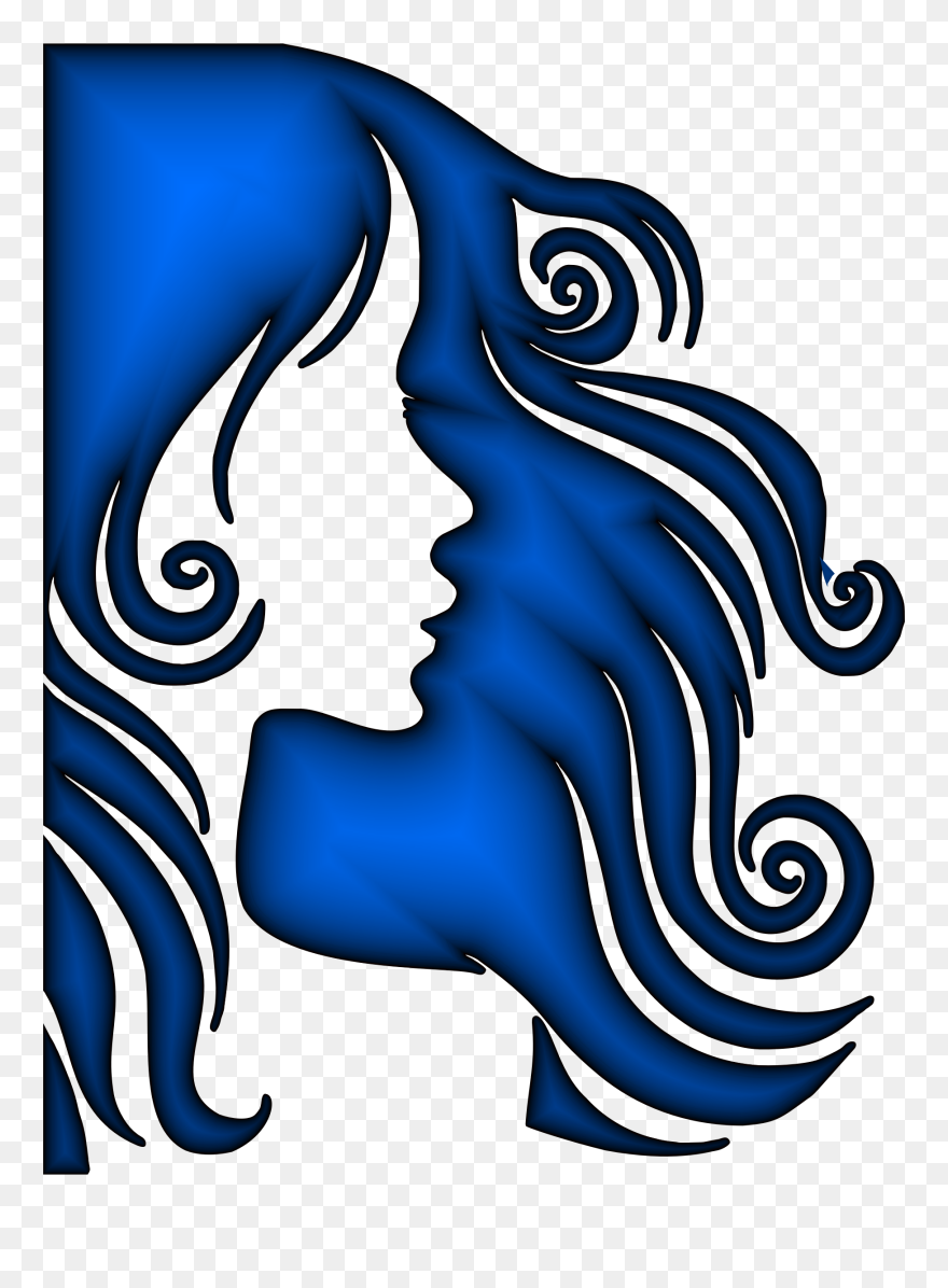 Download Hair Silhouette Png Clipart Clip Art Hairdresser - Journal: 160 Page Lined Journal/notebook Transparent Png