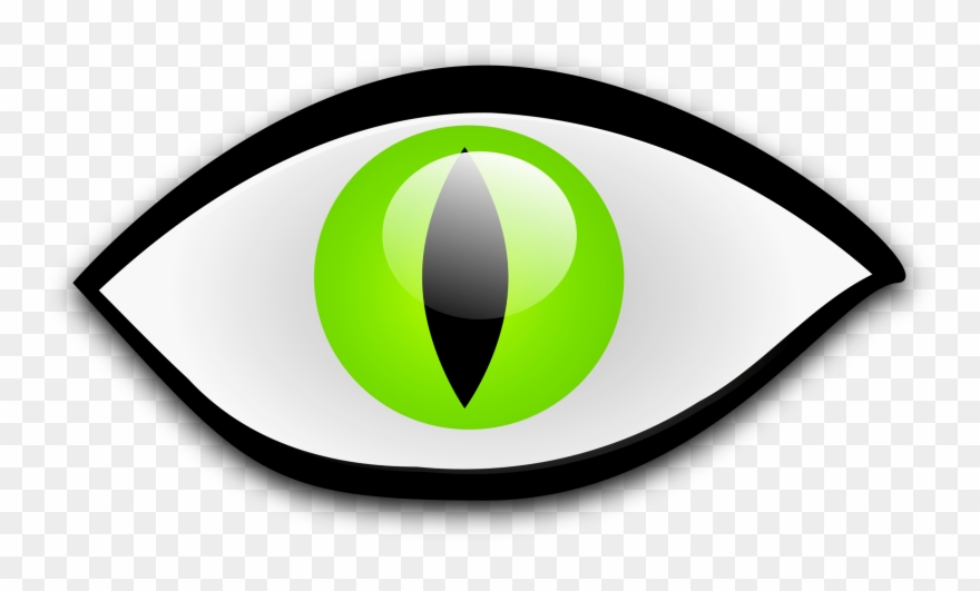 Cat's Eye Drawing Eye Color - Cat Eye Clipart - Png Download
