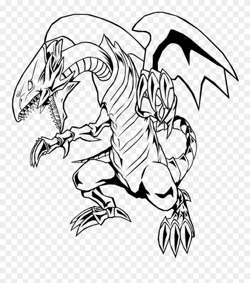 Download Vector Freeuse Library Clean Up Cliparts Beauty - Blue Eyes White Dragon Draw - Png Download