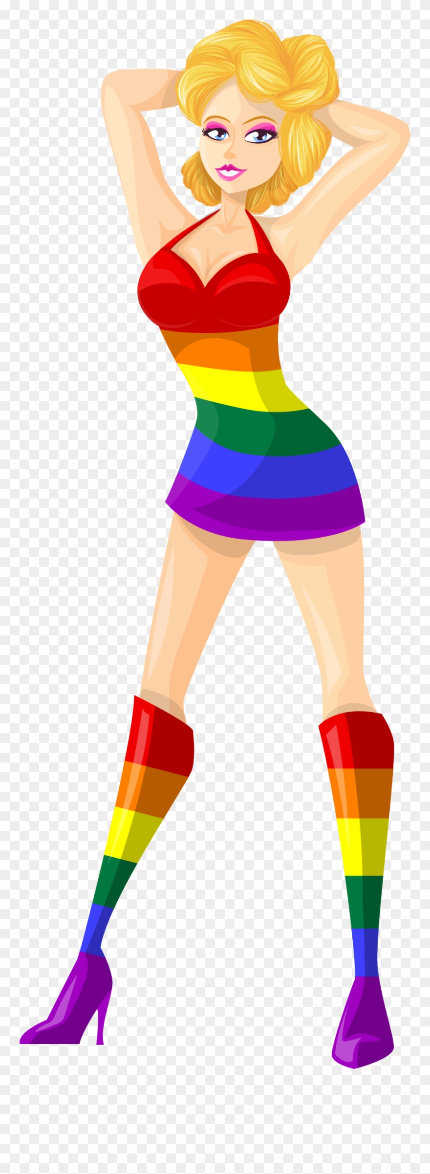 Big Image - Png Bonecas Vetor Loira Clipart