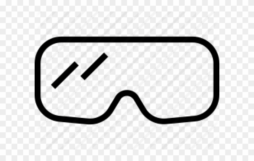 Clip Art Science Goggles - Png Download