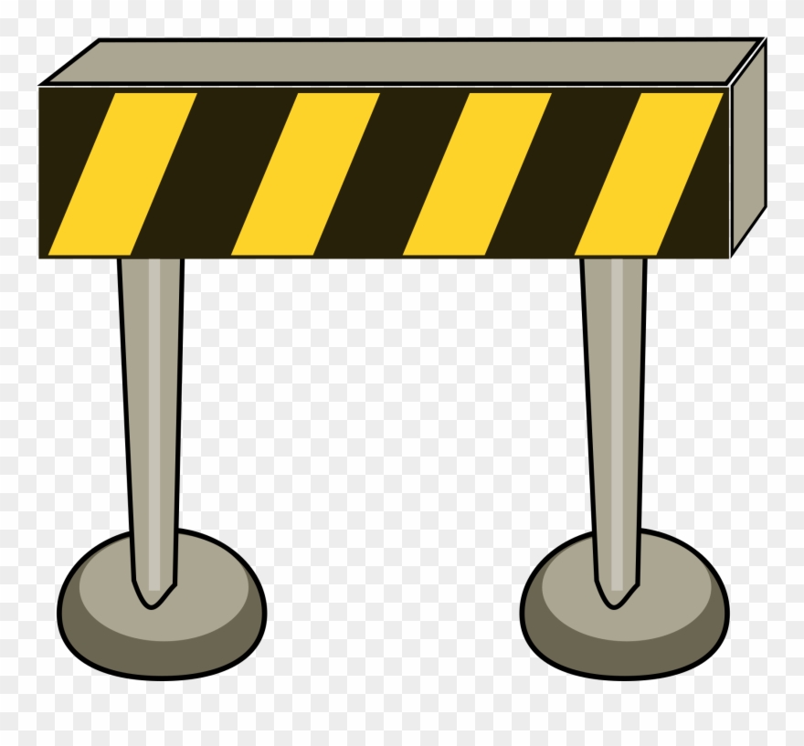 Barrier Clipart Road Barrier - Barriere Clipart - Png Download