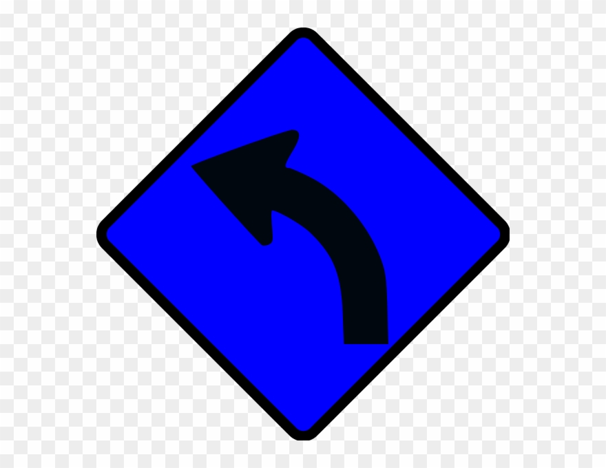 Fork In Road Sign Clip Art - Clip Art - Png Download