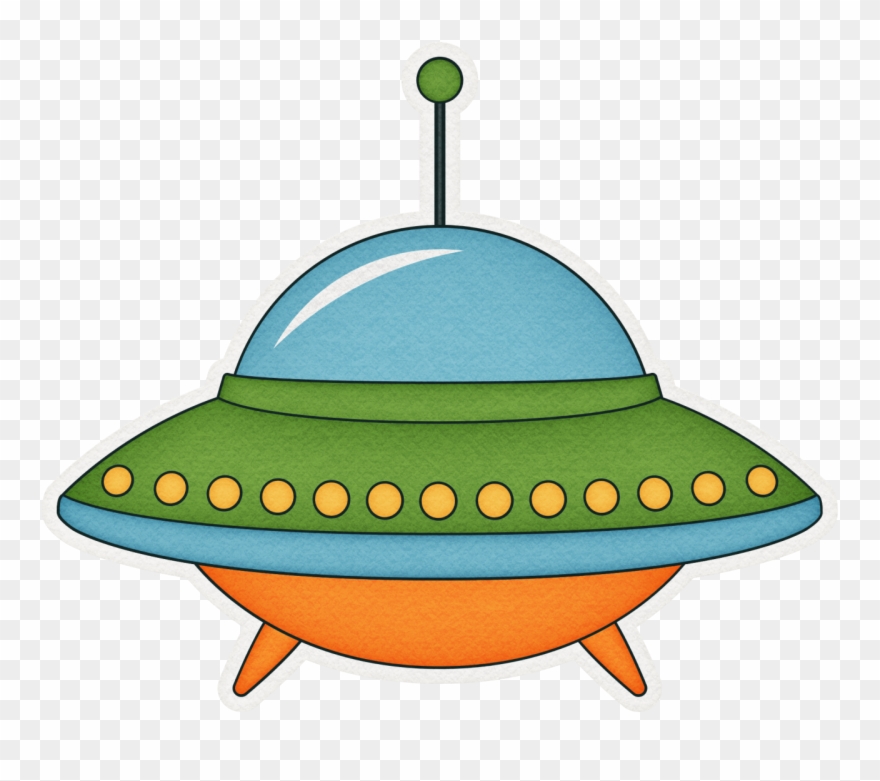 B *✿* Over The Moon - Soucoupe Volante Dessin Couleur Clipart