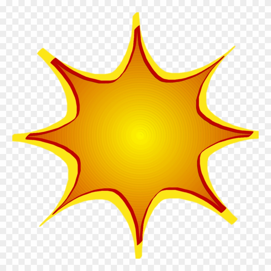 Cone Clipart Road Blocker - Starburst - Png Download