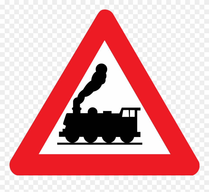 Open - Train Sign Clipart