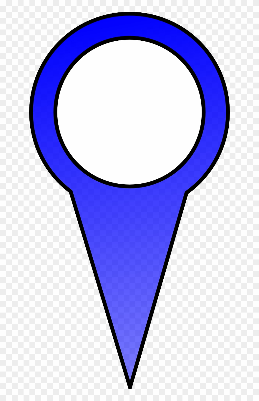 Curved Arrow Clipart - Map Pins For Powerpoint - Png Download