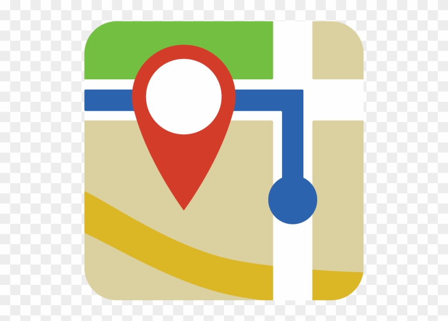 Direction Clipart Local Map - Google Maps Directions Icon - Png Download