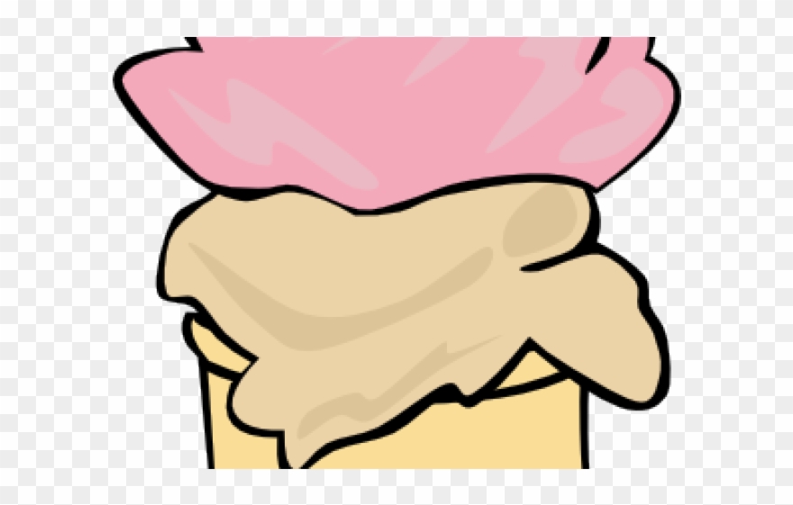 Long Clipart Krim - Ice Cream Scoops Clip Art - Png Download