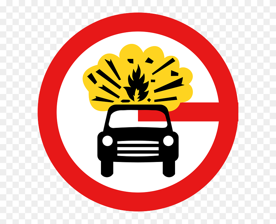The Road Sign Car Bomb Kaboom Clipart - Margaret Calvert And Jock Kinneir Road Signs - Png Download